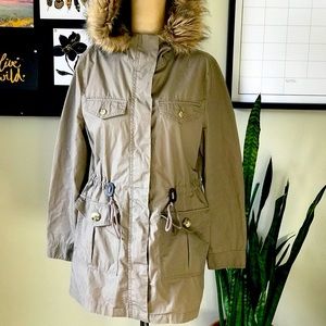 💗3for$15 Liz Claiborne Hooded Military Jacket